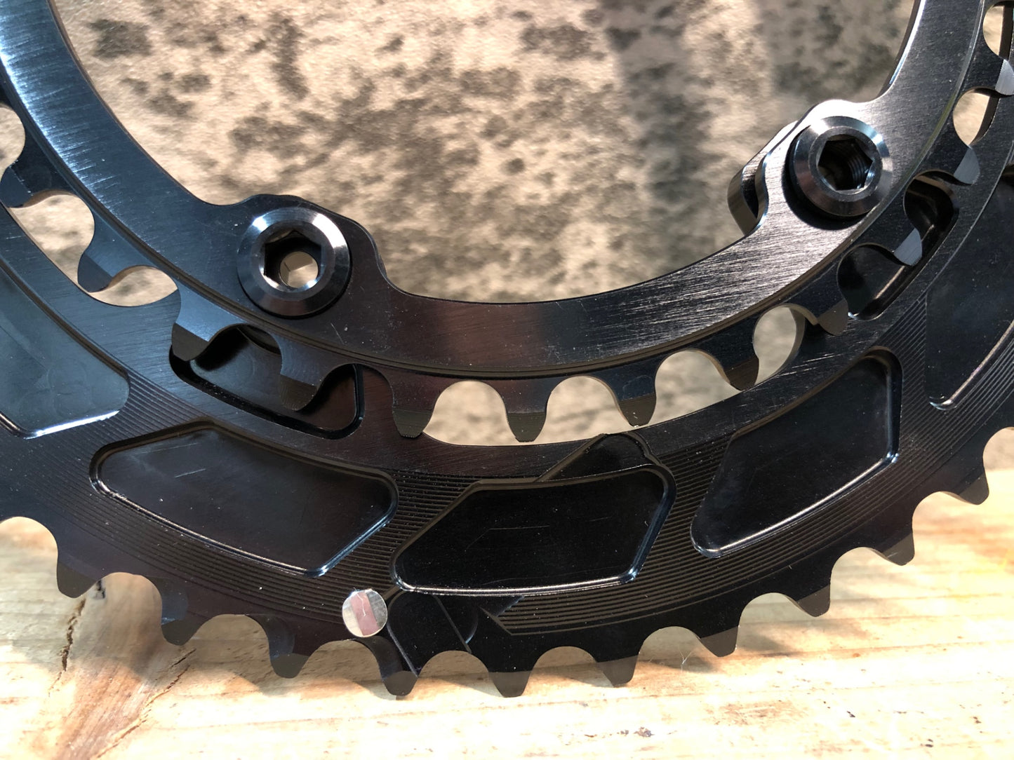 IU033 Stone Design チェーンリング PCD110 4H 48/33T シマノ対応