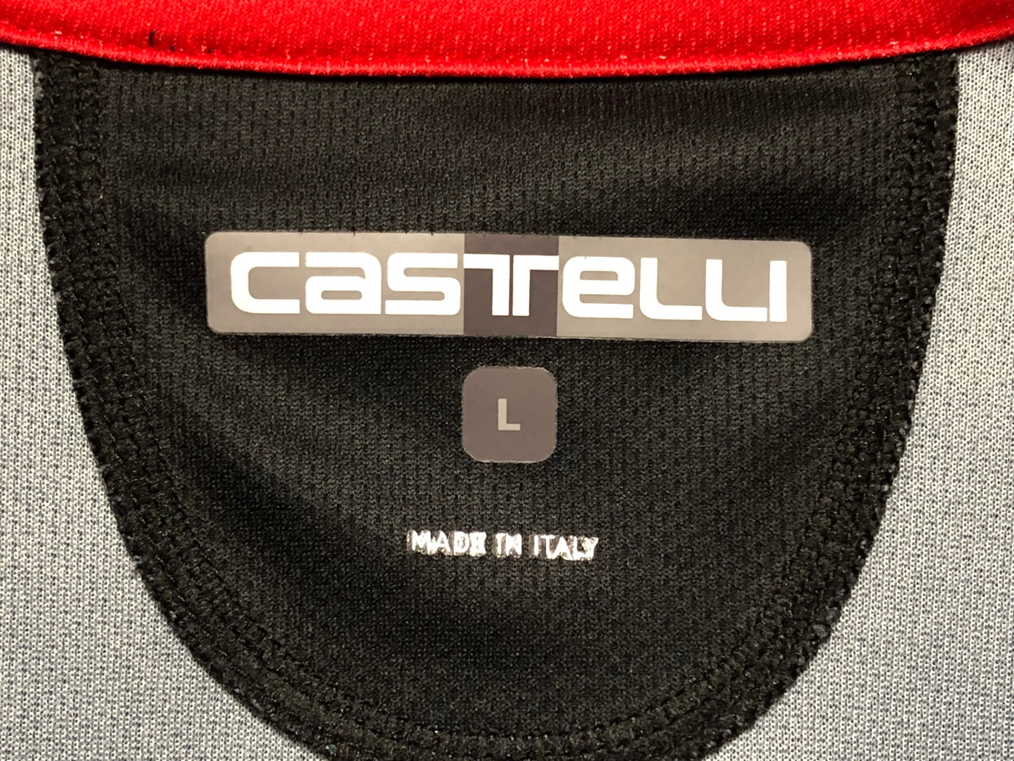 IH741 カステリ CASTELLI 半袖 サイクルジャージ 黒 L