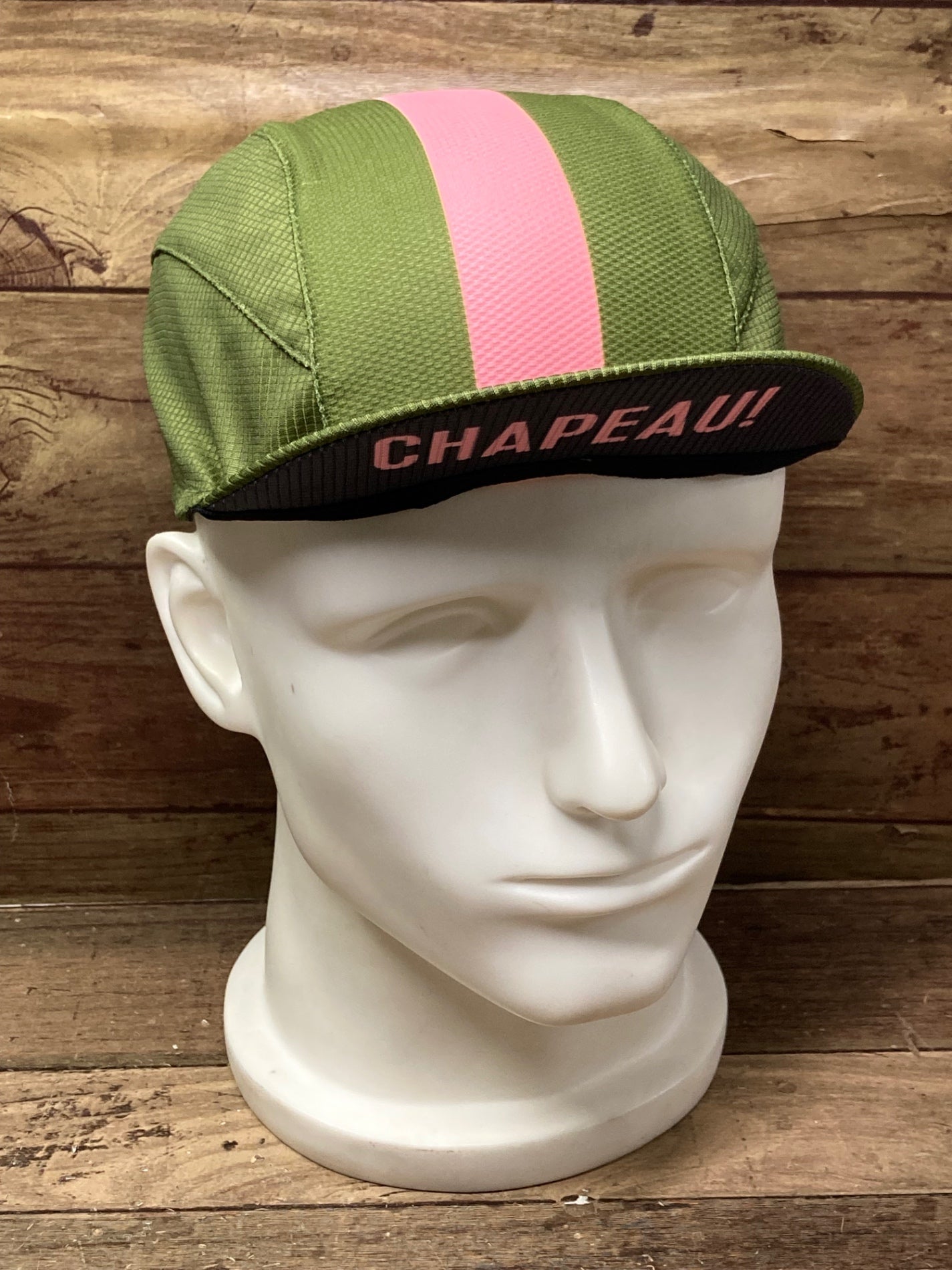 IL326 シャポー CHAPEAU! サイクルキャップ 緑 S-M