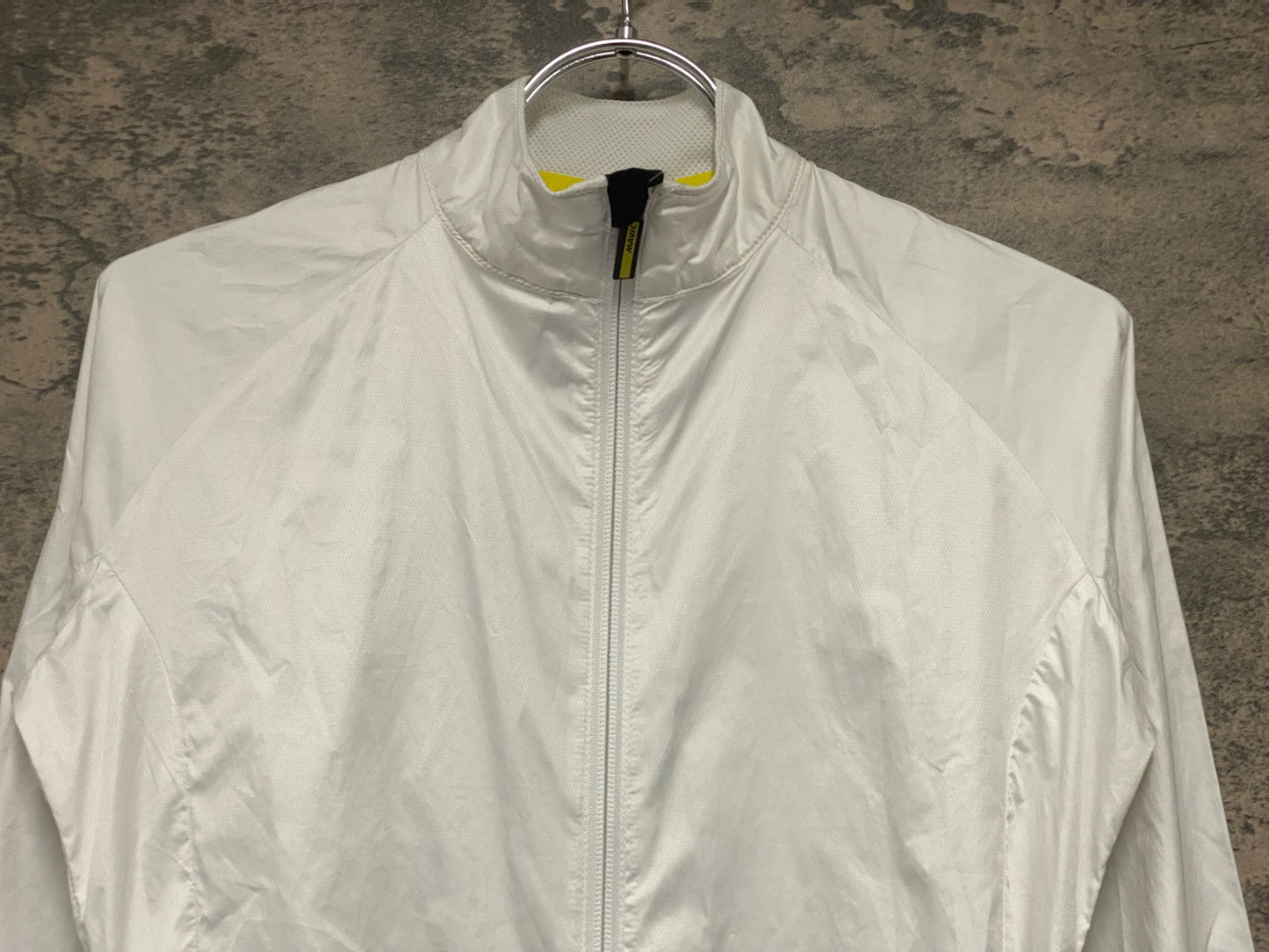 IV536 マヴィック MAVIC 長袖 ウインドブレイカー 白 XS
