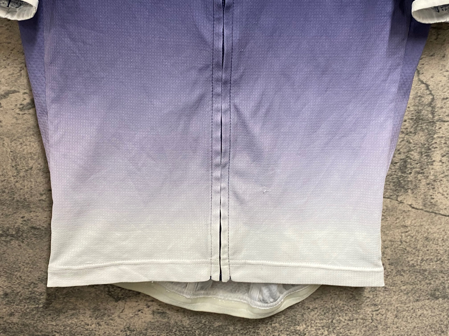 JC253 ラファ Rapha SUPER LIGHT WEIGHT JERSEY 半袖 サイクルジャージ 紺 白 M