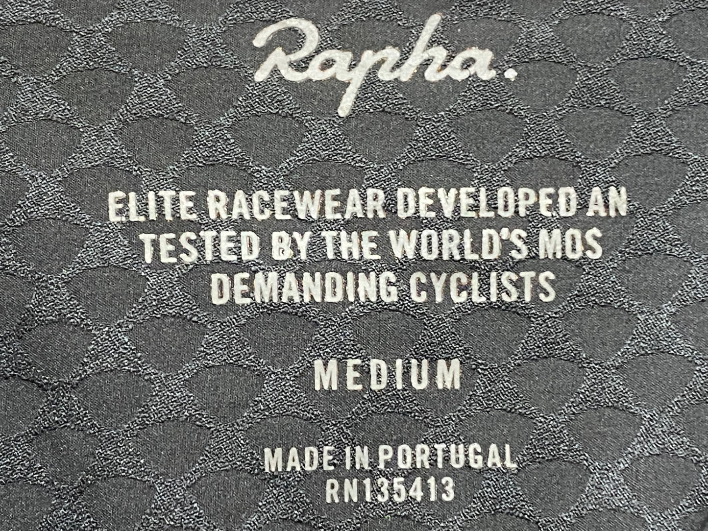 IJ408 ラファ Rapha PRO TEAM AERO JERSEY 半袖 サイクルジャージ 黒 M