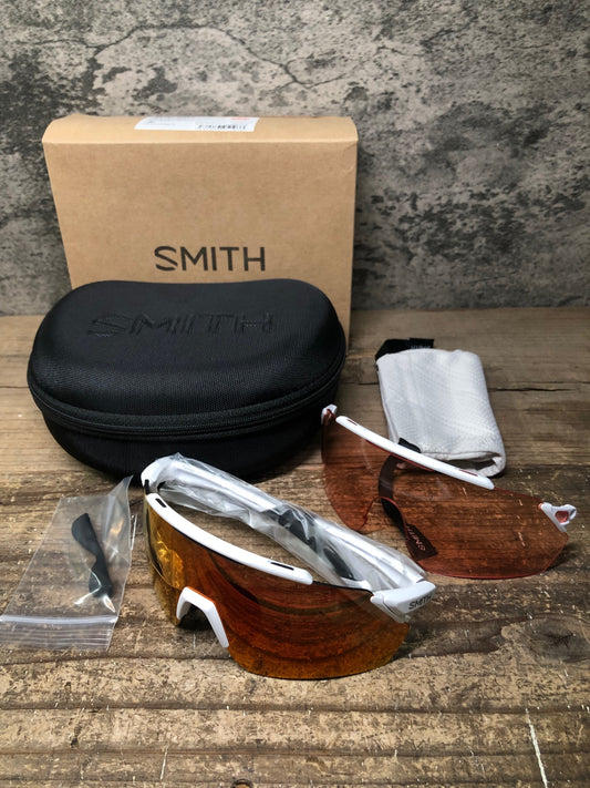 IW614 スミス smith Ruckus サングラス 白 クロマポップレンズ