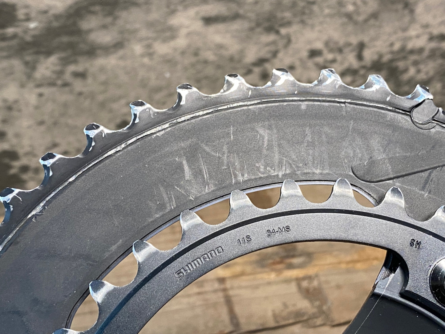 IS579 シマノ SHIMANO アルテグラ ULTEGRA FC-R8000 クランクセット 50/34T 170mm 刻印SJ リコール対象外