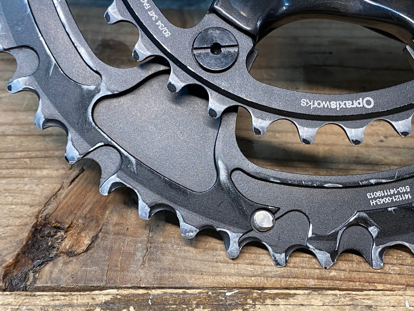 IU590 スペシャライズド S-WORKS カーボン クランクセット 50/34T 167.5mm BCD110 BB30