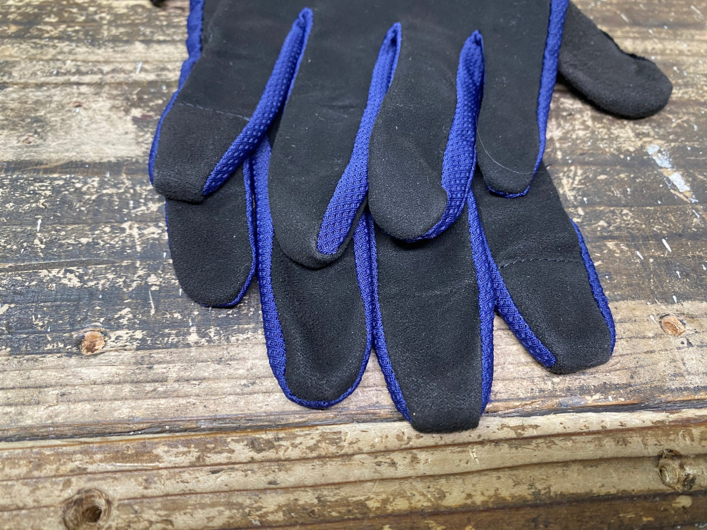 JB099 ラファ Rapha EXPLORE GLOVES 長指 グローブ 紺 黒 L