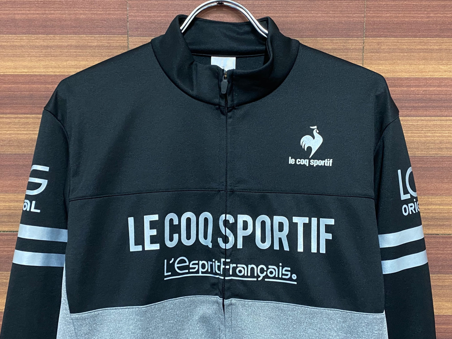 IM126 ルコック le coq sportif 長袖 サイクルジャージ 黒 Lサイズ