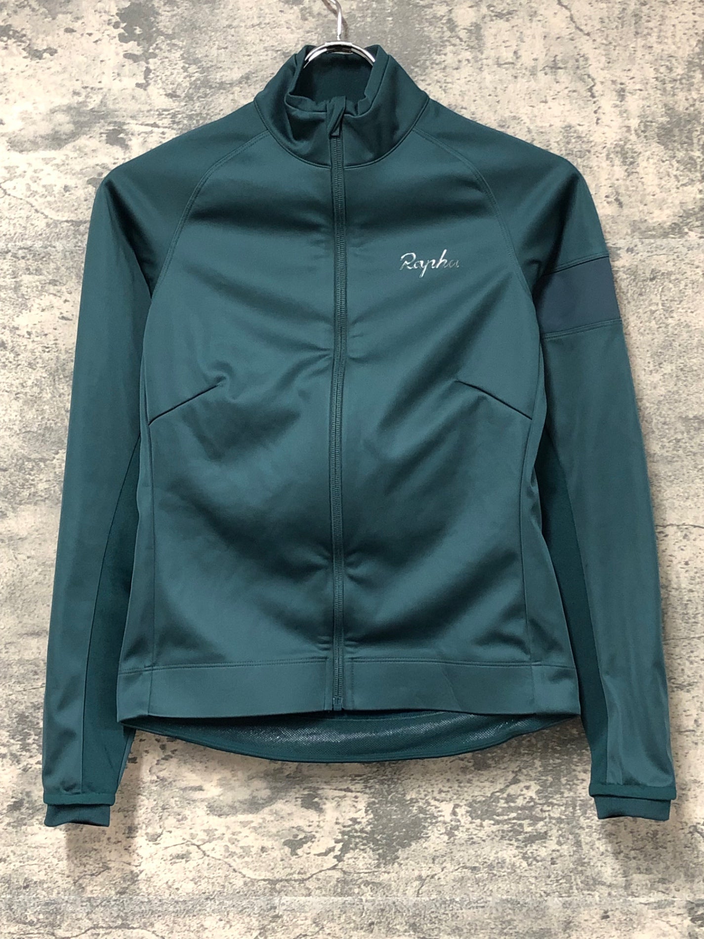 IY253 ラファ Rapha WOMEN'S CORE WINTER JACKET 長袖 サイクルジャケット 深緑 XS 裏起毛 レディース