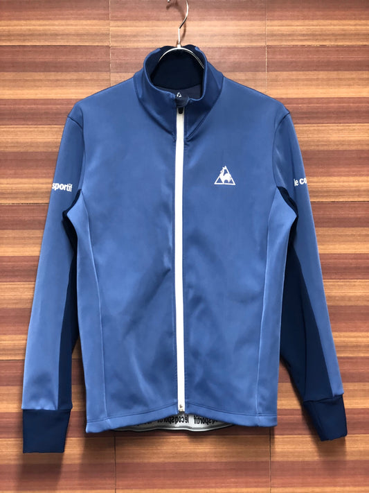 IL209 ルコックスポルティフ le coq sportif 長袖 サイクルジャケット 青 M 裏起毛