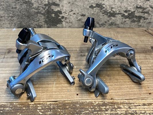 IW284 シマノ Shimano 105 BR-5800 キャリパーブレーキ 前後セット シルバー