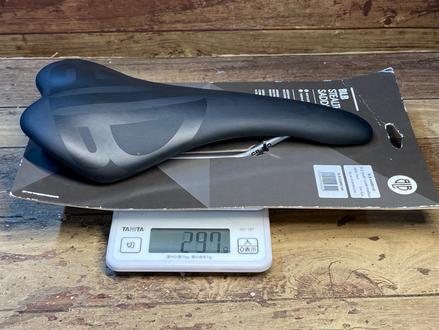 HZ629 BLB STEALTH SADDLE サドル 黒 クロモリレール 132mm