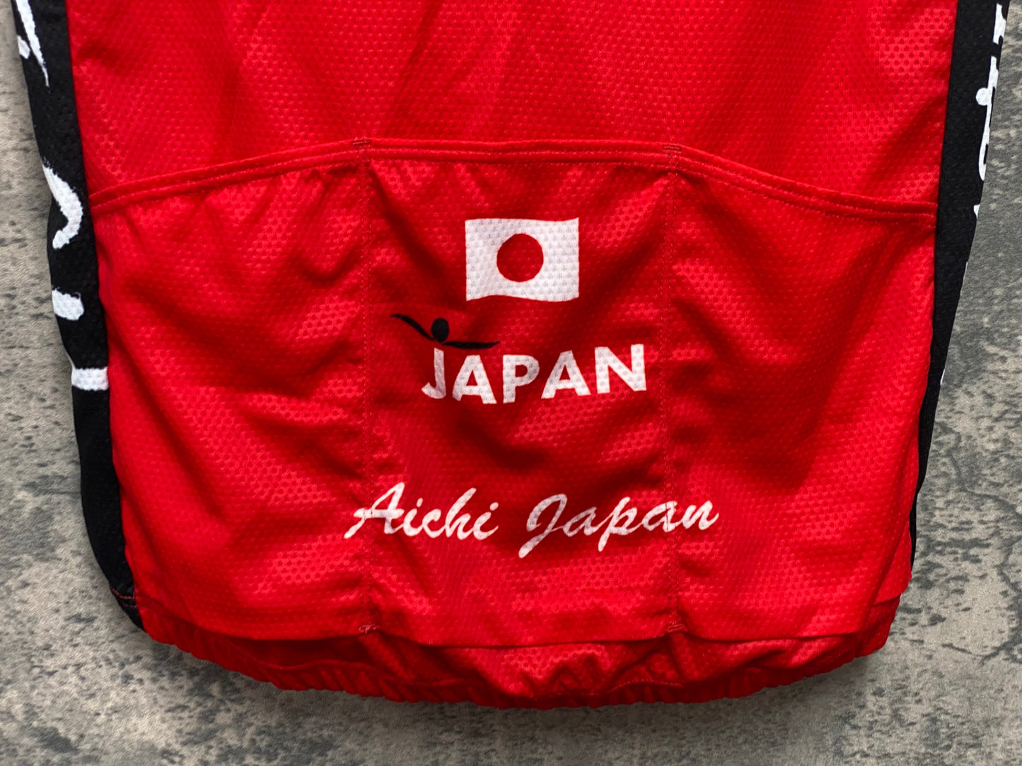 JA844 WAVE ONE 半袖 サイクルジャージ 赤 L TEAM TOLVGH