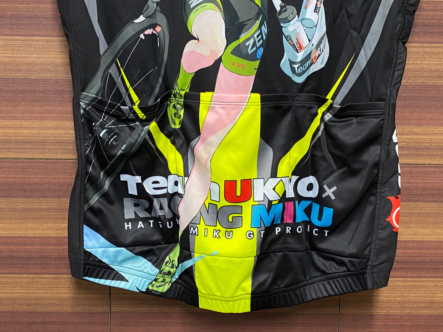 IQ039 アトラス ATLAS レーシングミク2016 チーム右京 半袖 サイクルジャージ XL 未使用品