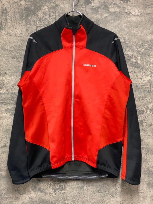 JA363 シマノ SHIMANO 長袖サイクルジャージ Asis L 赤