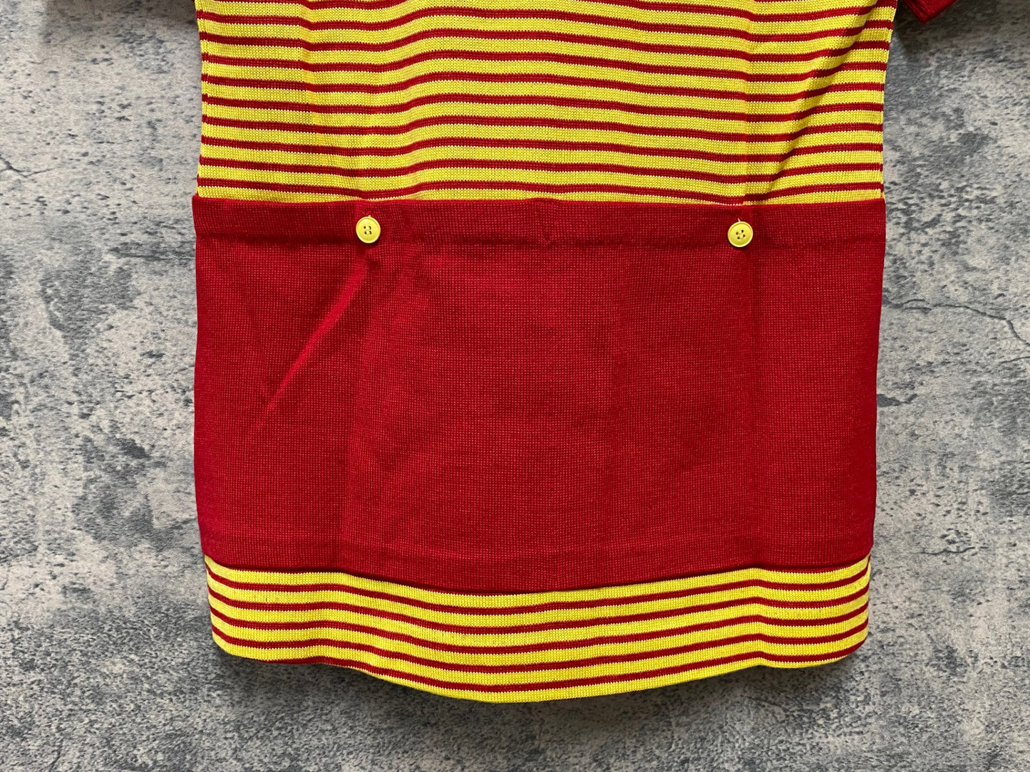 JA364 UCLA 長袖サイクルジャージ 92-96 赤黄 ヴィンテージ