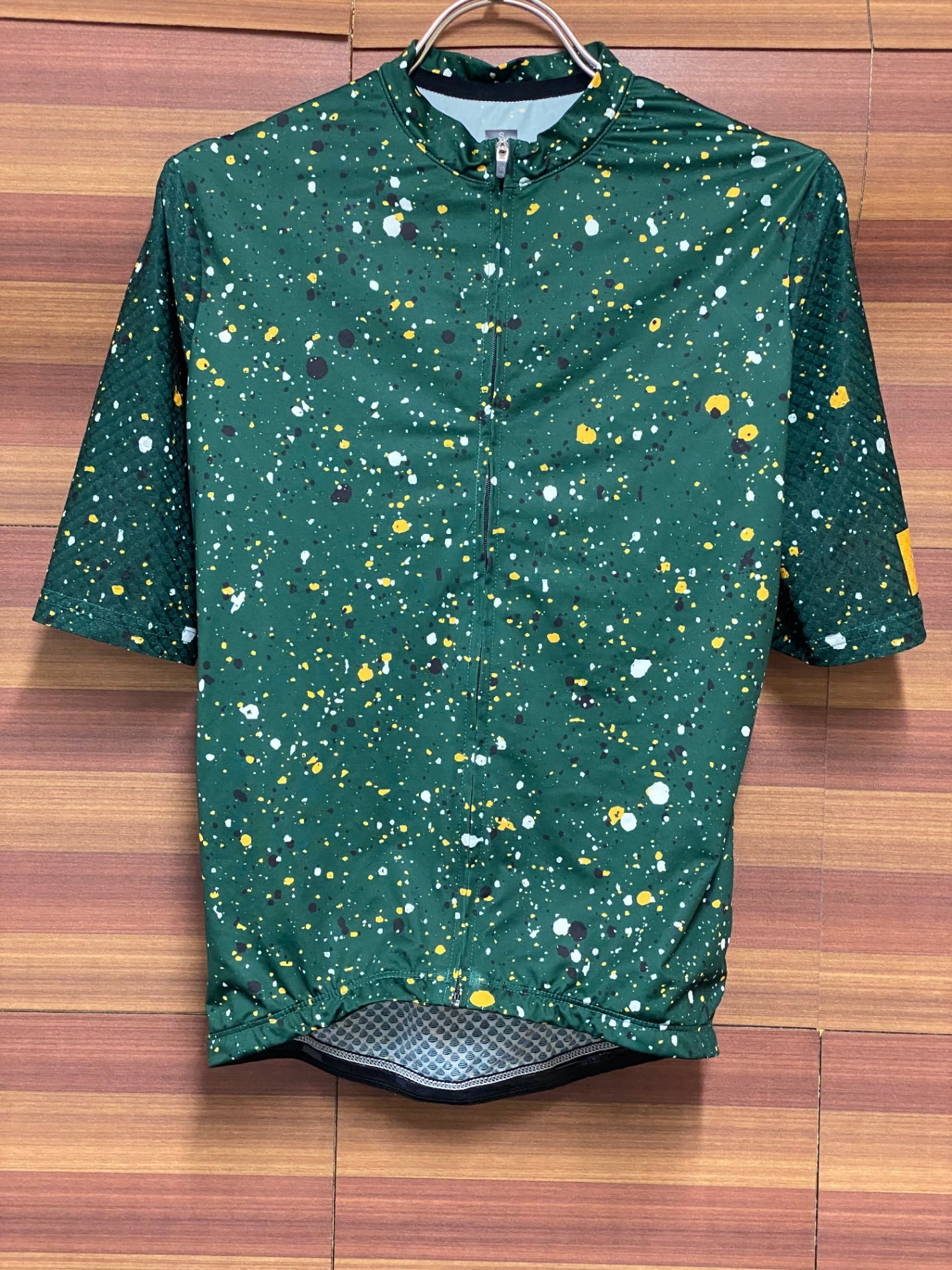 IU394 ソースサイクル SAUCE CYCLE 半袖 サイクルジャージ 緑 S