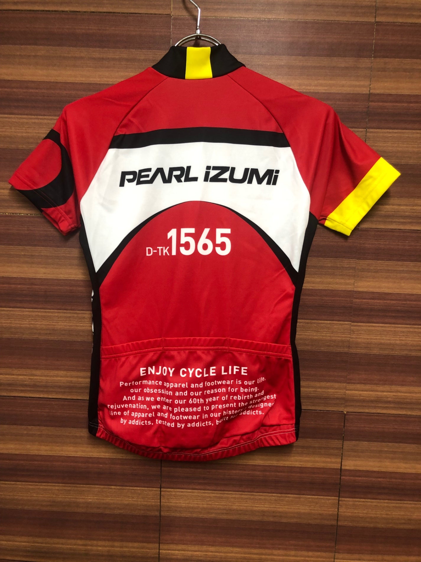 IF503 パールイズミ PEARL iZUMi 半袖 サイクルジャージ 赤 白 黒 レディース S