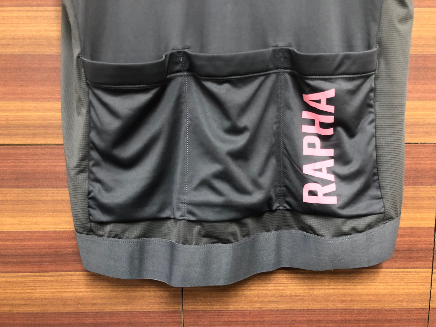 IE678 ラファ Rapha PRO TEAM TRAINING JERSEY 半袖 サイクルジャージ グレー L