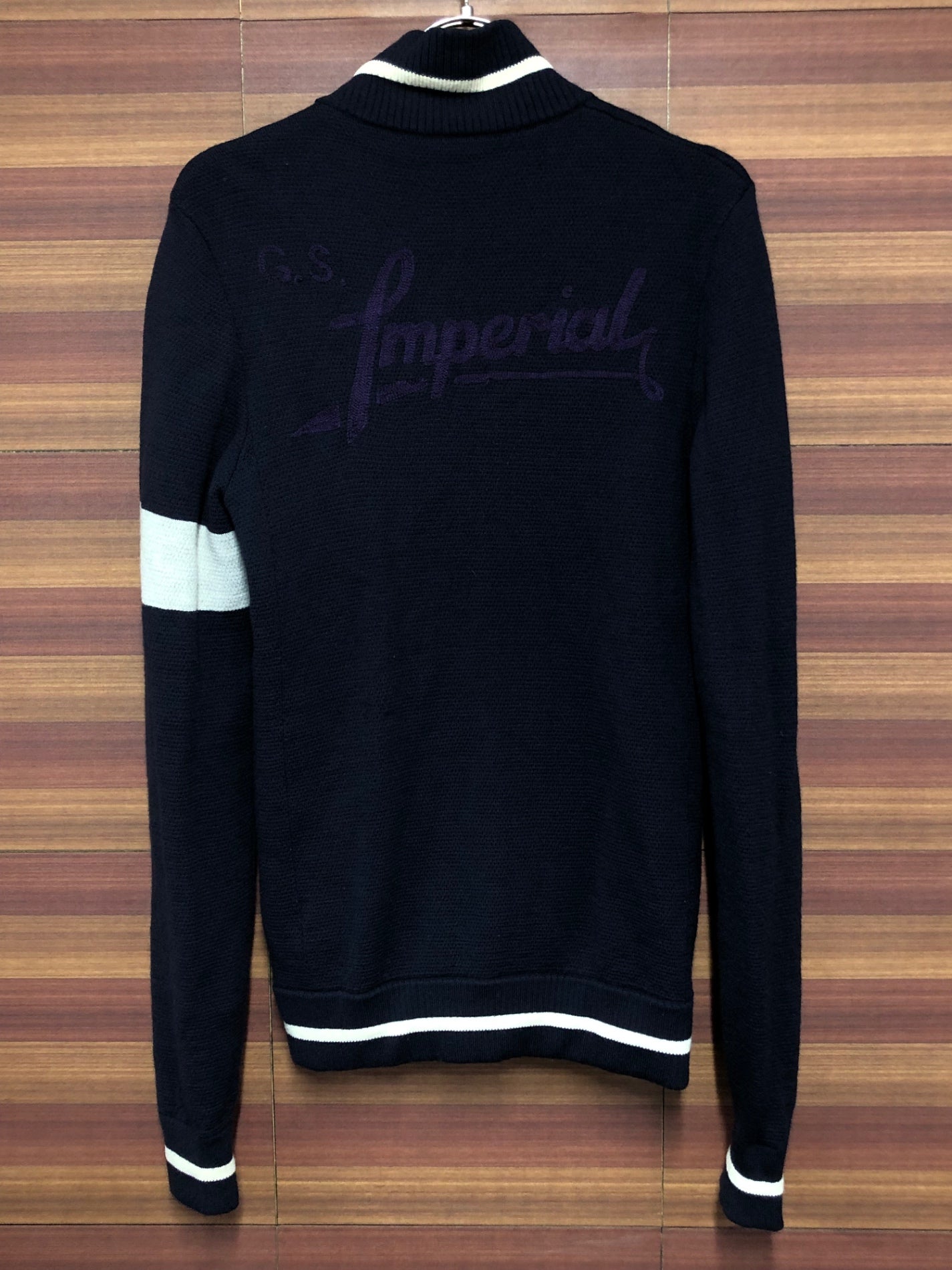 IO871 ラファ Rapha IMPERIAL WORKS TRACK JACKET 長袖 ジャケット 濃紺 XS