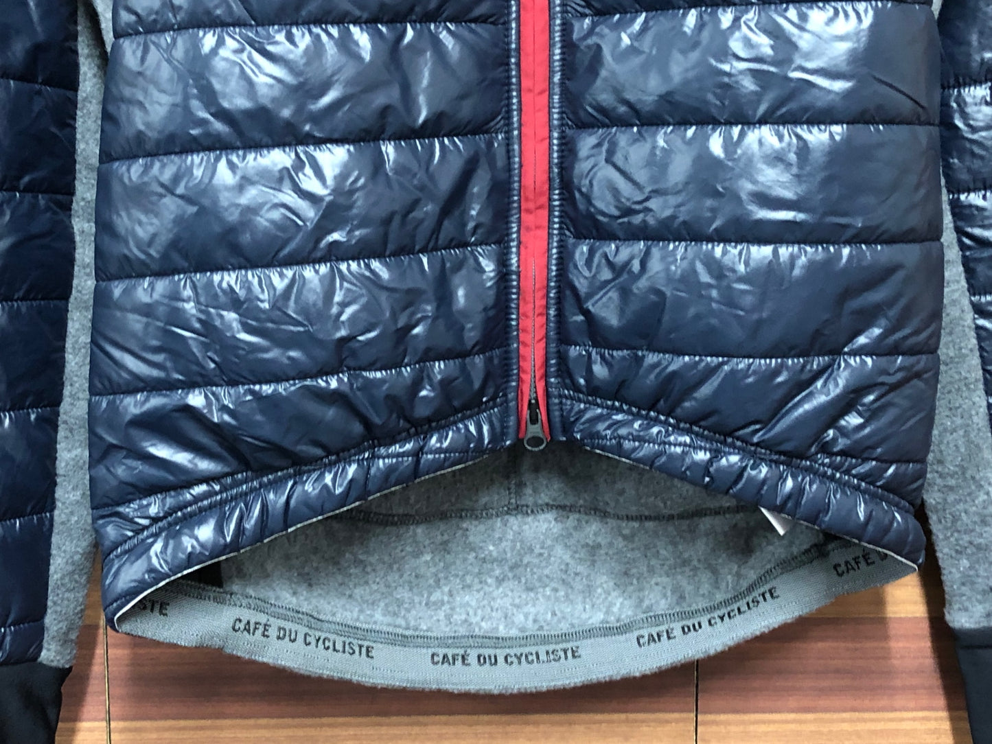 IQ823 カフェドシクリステ CAFE DU CYCLISTE Albertine Man 長袖 サイクルジャケット 紺 グレー XS