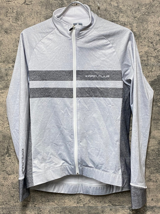 JB434 カペルミュール Kapelmuur 長袖サイクルジャケット 裏起毛 Ｌサイズ 灰色 タグ付き