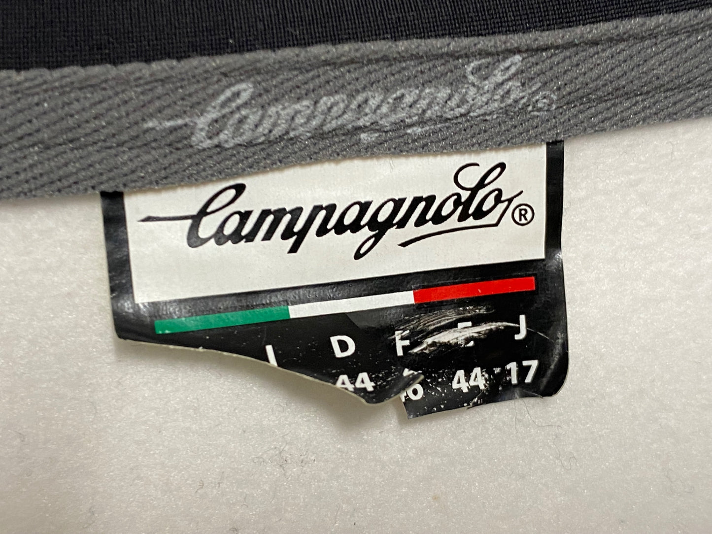 JA616 カンパニョーロ CAMPAGNOLO 長袖 サイクルジャケット 白 裏起毛 M相当