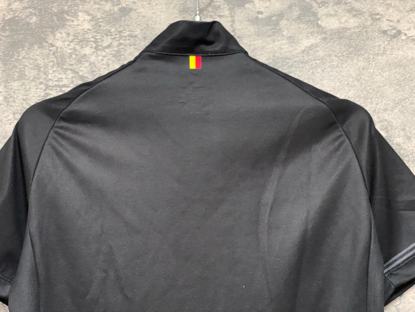 JB065 リオンドカペルミュール Lion de KAPELMUUR 半袖 サイクルジャージ 黒 S