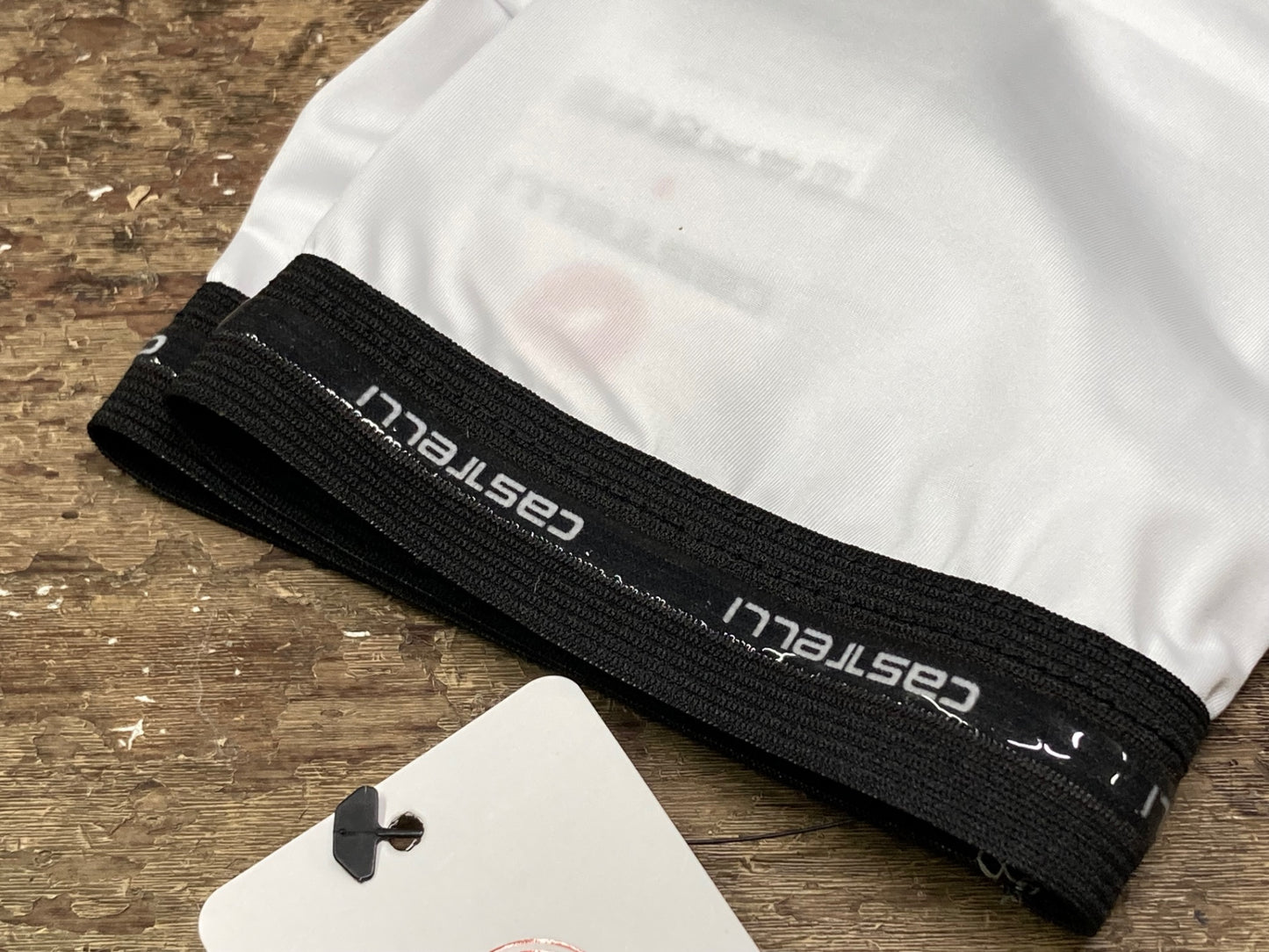 IL285 カステリ CASTELLI UPF 50 + LIGHT ARM SLEEVES アームカバー 白 S