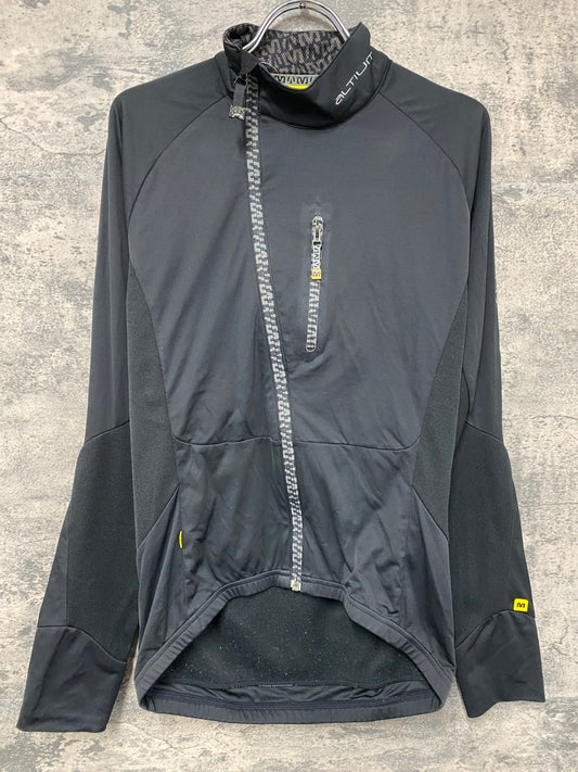 IZ549 マヴィック MAVIC 長袖サイクルジャージ 黒 M 擦れ