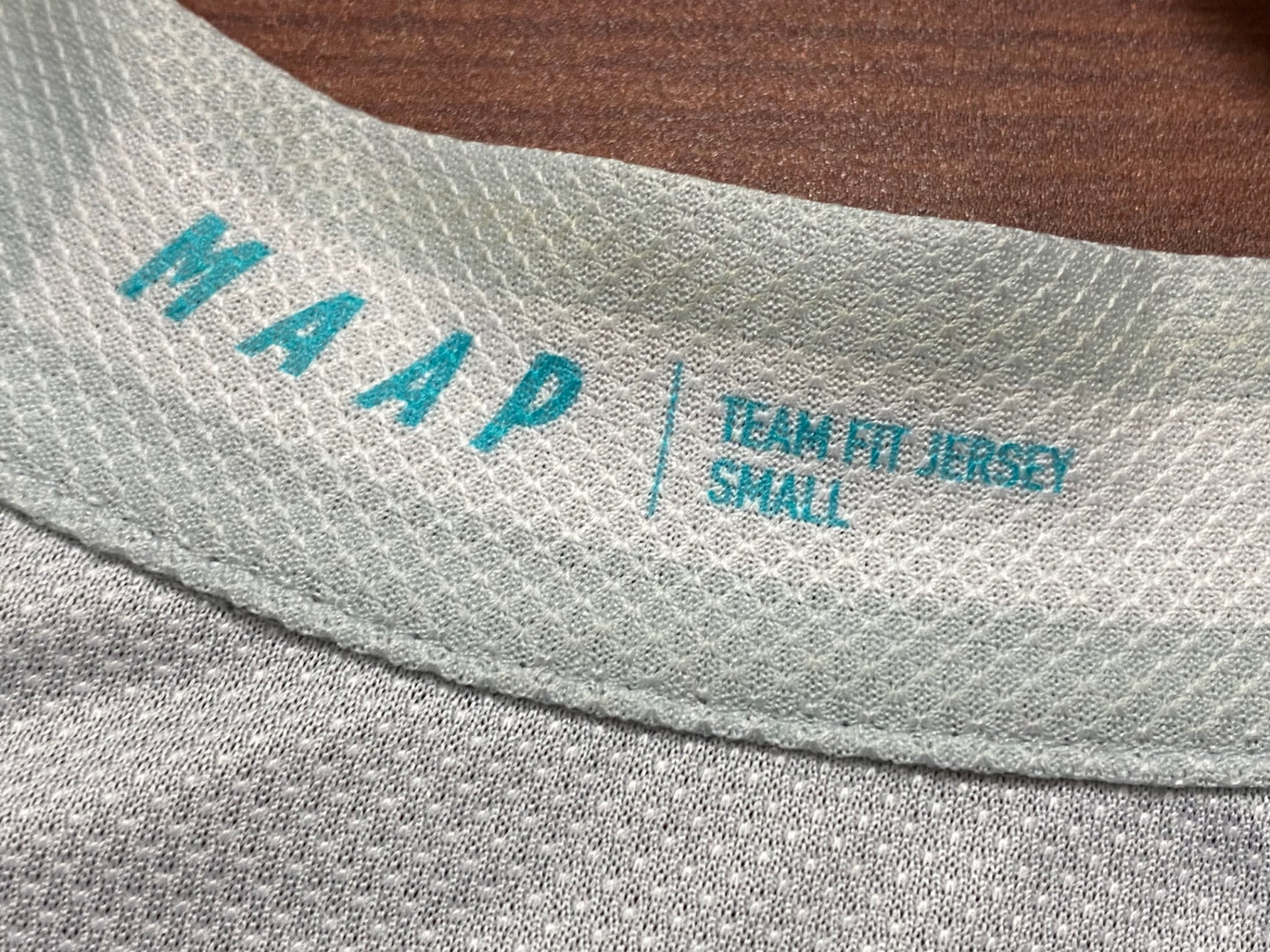 IU388 マープ MAAP TEAM FIT JERSEY 半袖 サイクルジャージ 白藍色 S