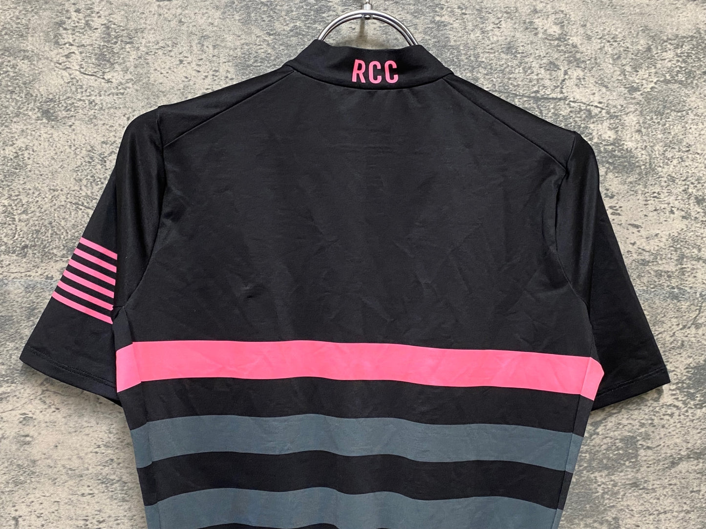 JA555 ラファ Rapha RCC PRO TEAM MIDWIEIGHT JERSEY 半袖 サイクルジャージ 黒 S