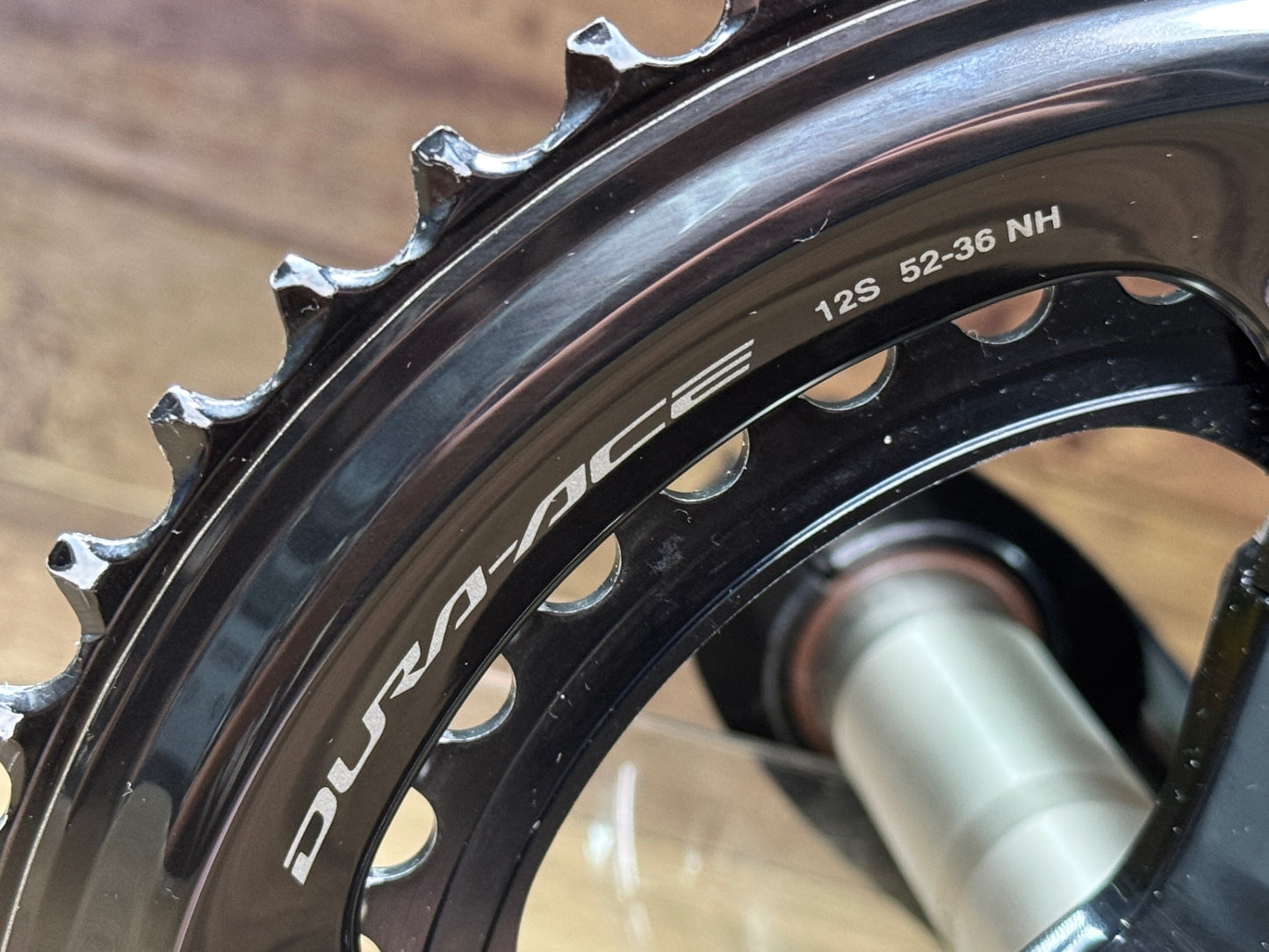 IH364 フォーアイ 4iiii PML100 パワーメーター クランクセット SHIMANO DURA-ACE FC-R9200 52/36T 165mm 両足 ※センサーキャップ割れ