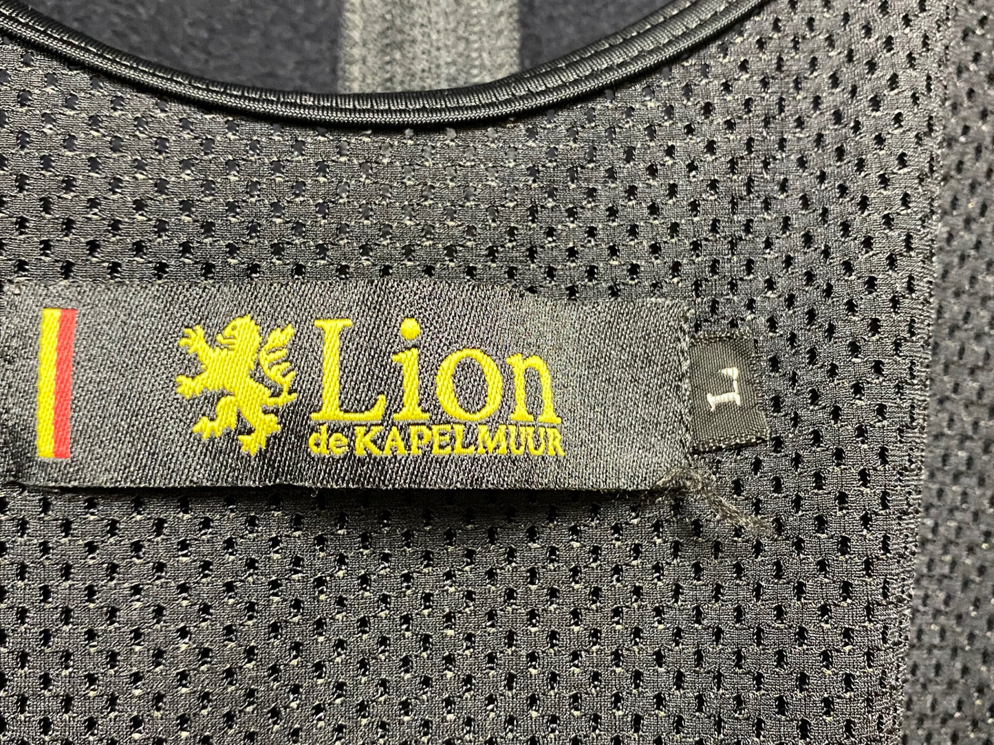 ID792 リオンドカペルミュール Lion de KAPELMUUR ビブタイツ 黒 L 裏起毛