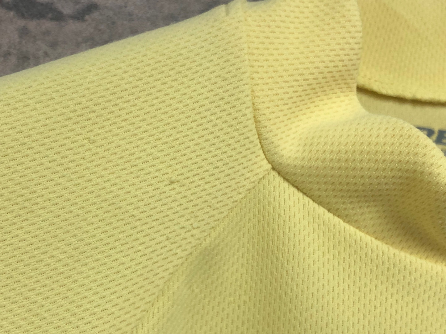 IY168 トレック TREK 半袖 サイクルジャージ 黄 S ハーフジップ