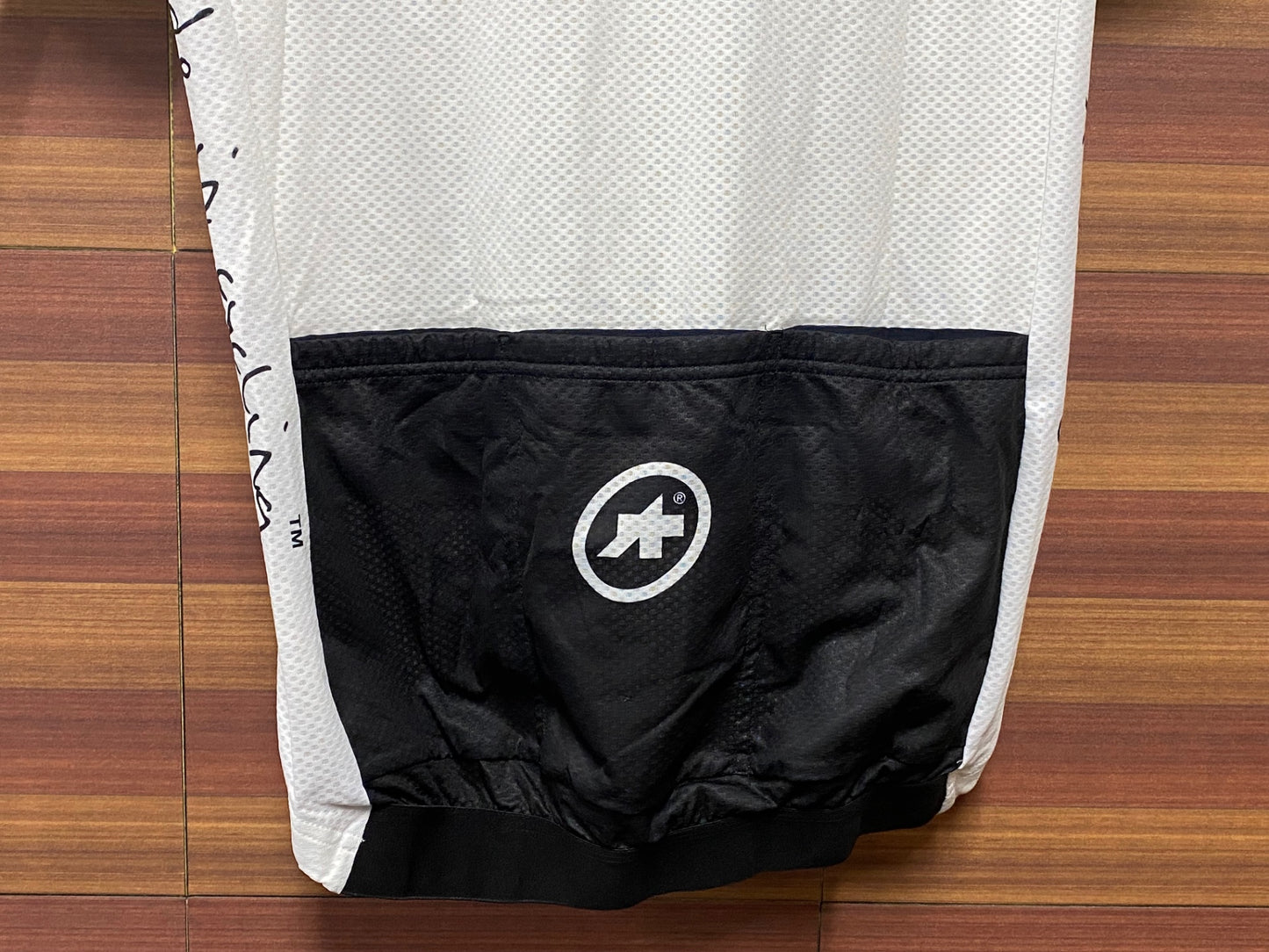 IT958 アソス assos 半袖 サイクルジャージ 白黒 M