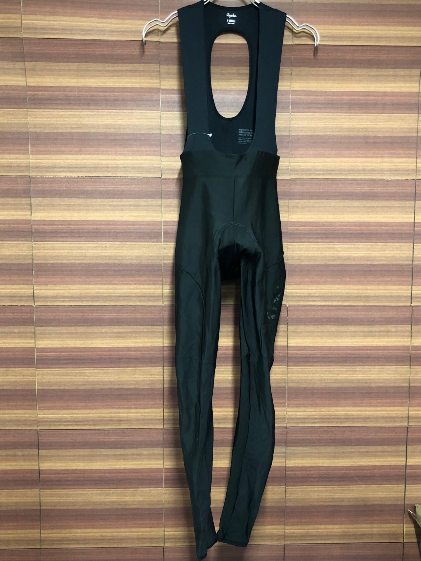 IO923 ラファ Rapha WOMEN'S CORE WINTER TIGHTS WITH PAD ビブタイツ 黒 XS 裏起毛