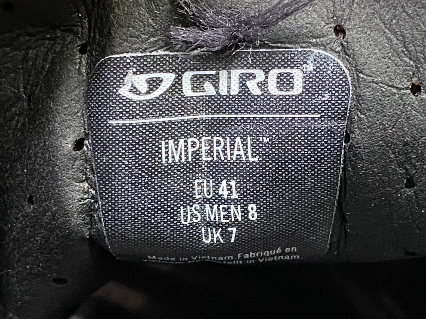 IK366 ジロ GIRO インペリアル IMPERIAL ビンディングシューズ EU41 黒 SPD-SL