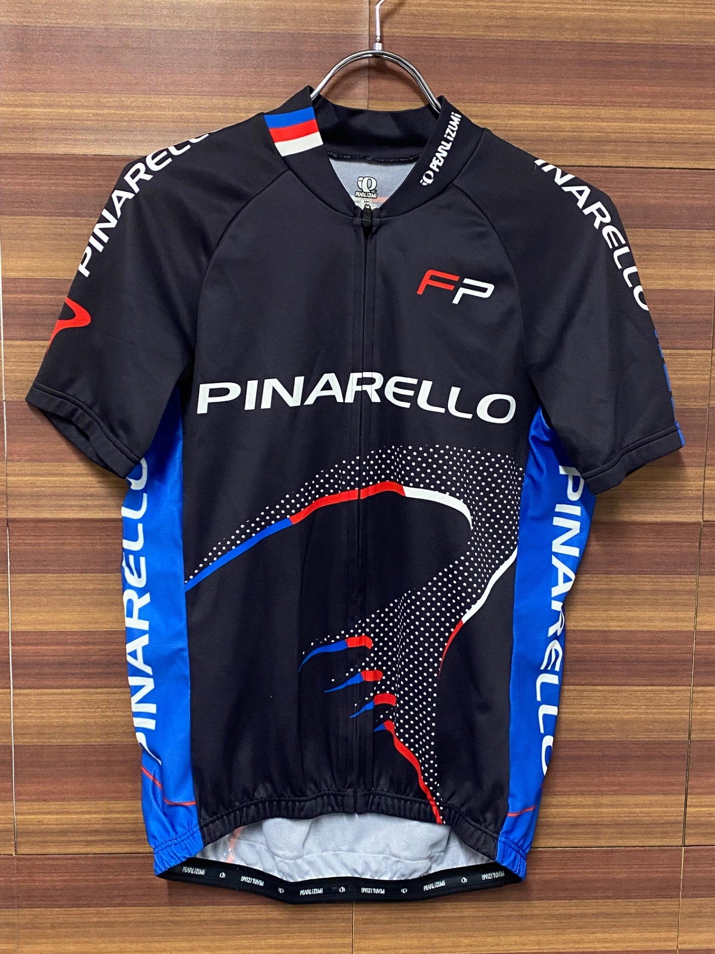 IQ945 パールイズミ PEARL iZUMi 半袖サイクルジャージ 黒 M PINARELLO