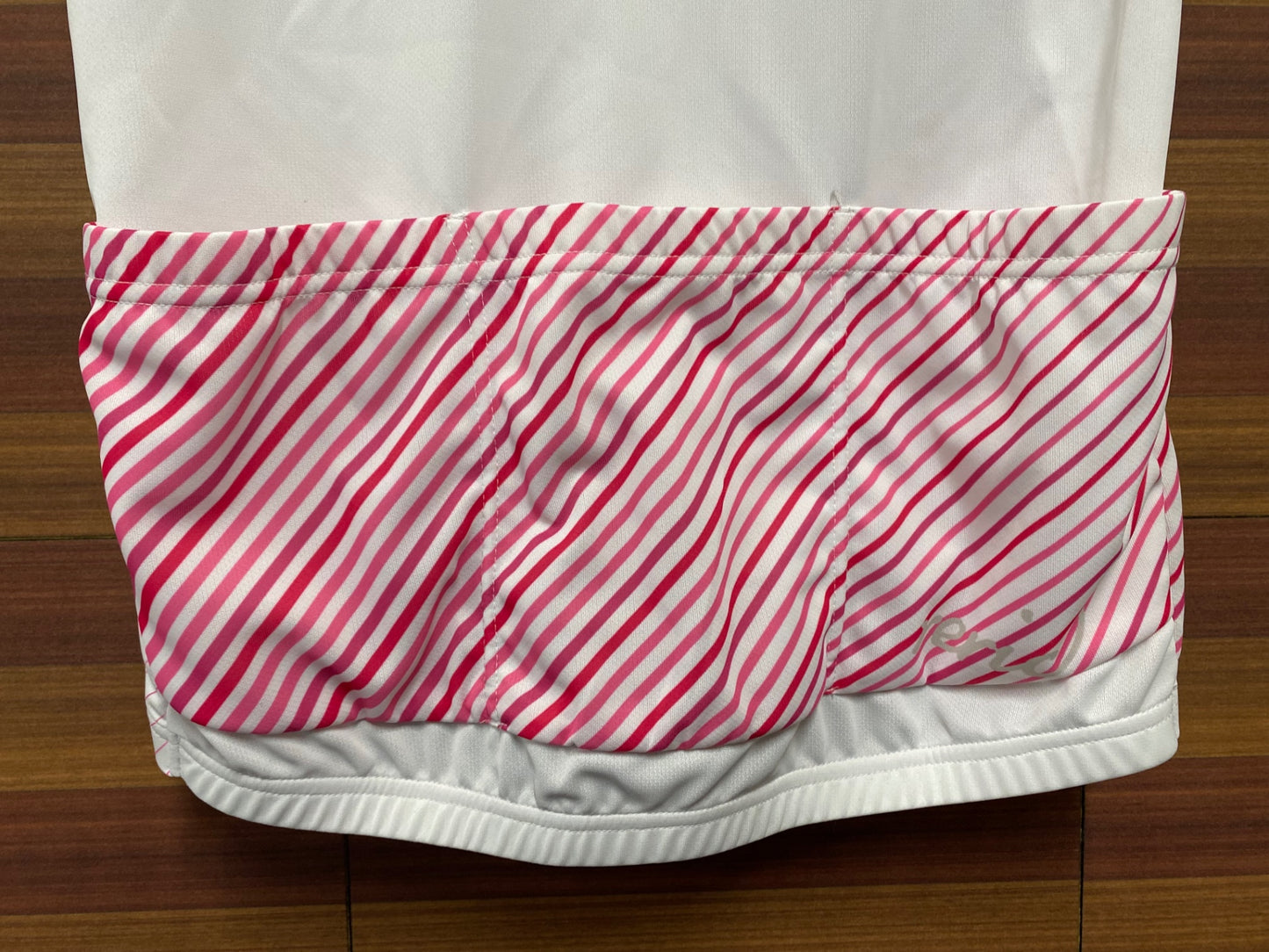 IQ241 レリック reric 半袖 サイクルジャージ 白 ピンク レディース M