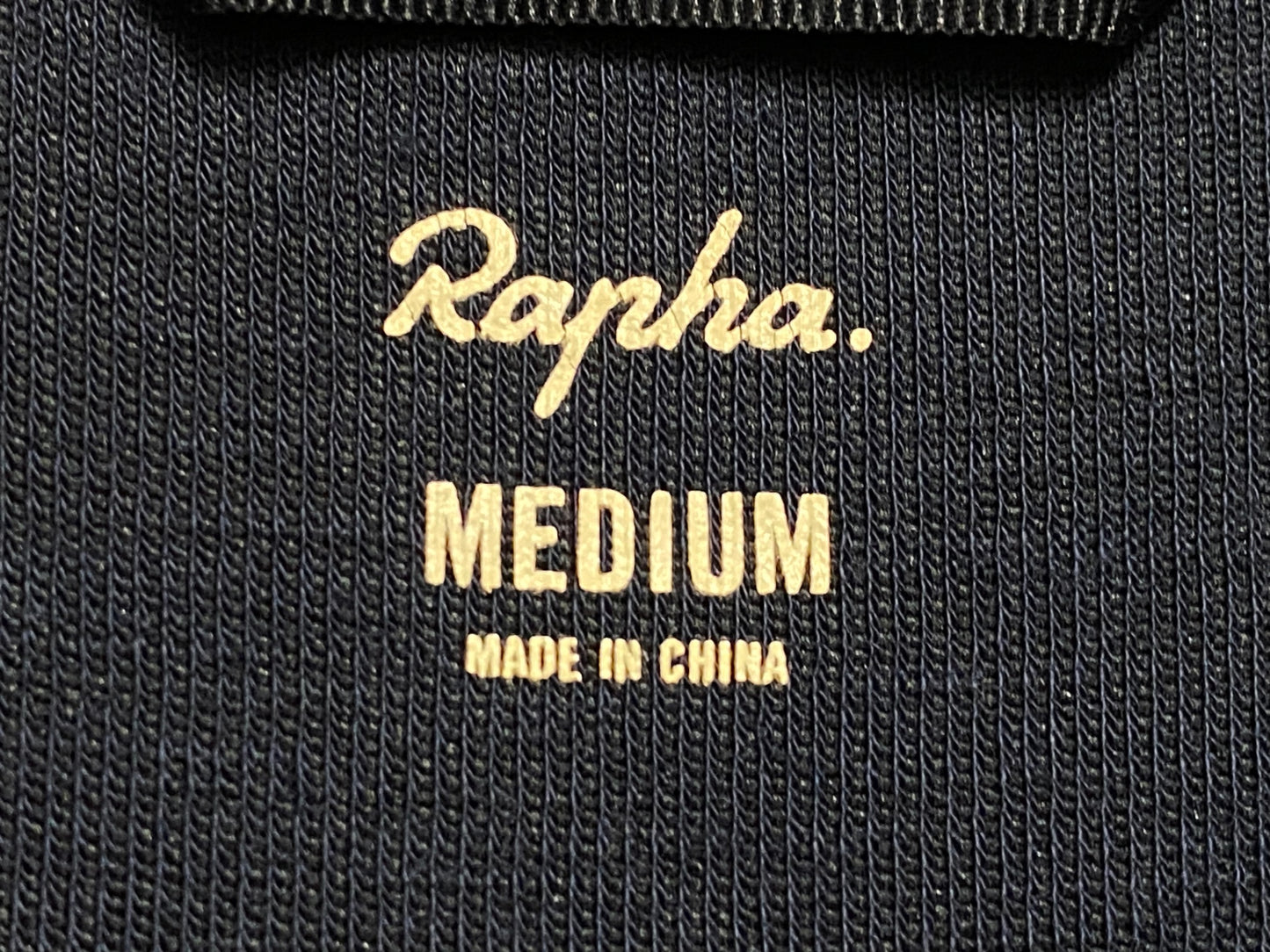 IS671 ラファ RAPHA BREVET JERSEY 半袖 サイクルジャージ 黒 Ｍ