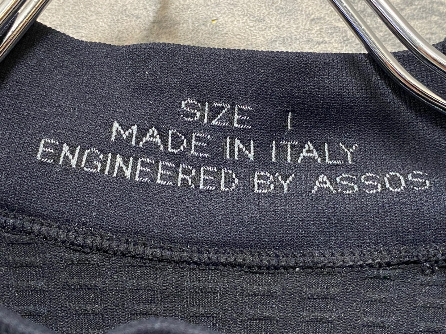 JB293 アソス assos SKINFOIL 4.4 長袖 ベースレイヤー 黒 白 SIZE1 WINTER