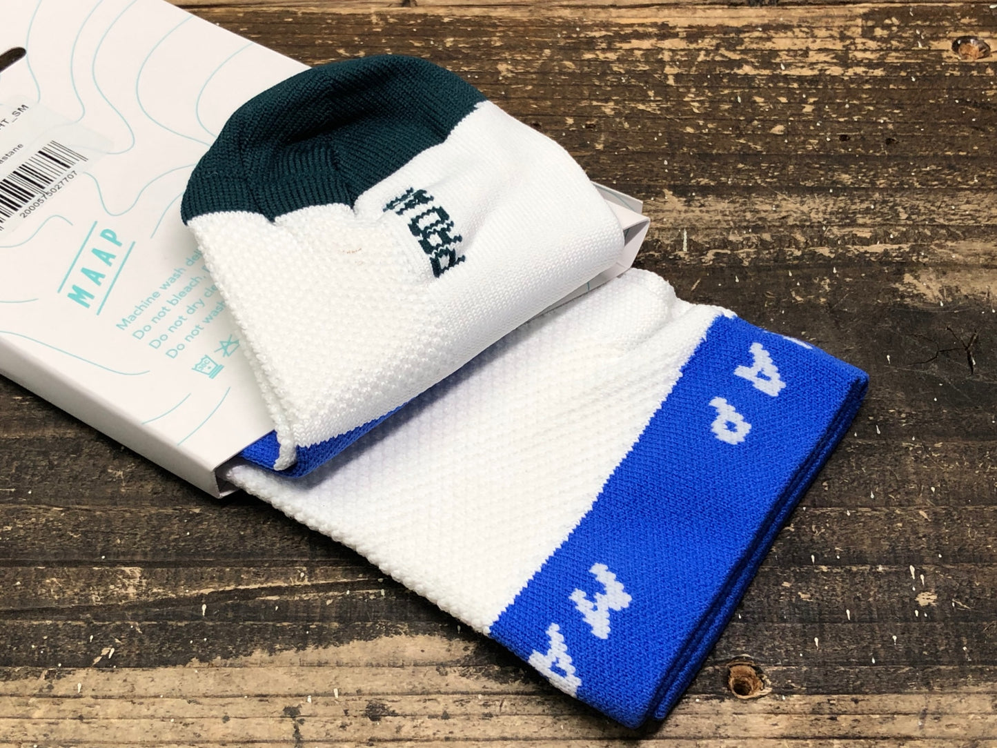 IT827 マープ MAAP Pro AirSock サイクルソックス 白 S-M