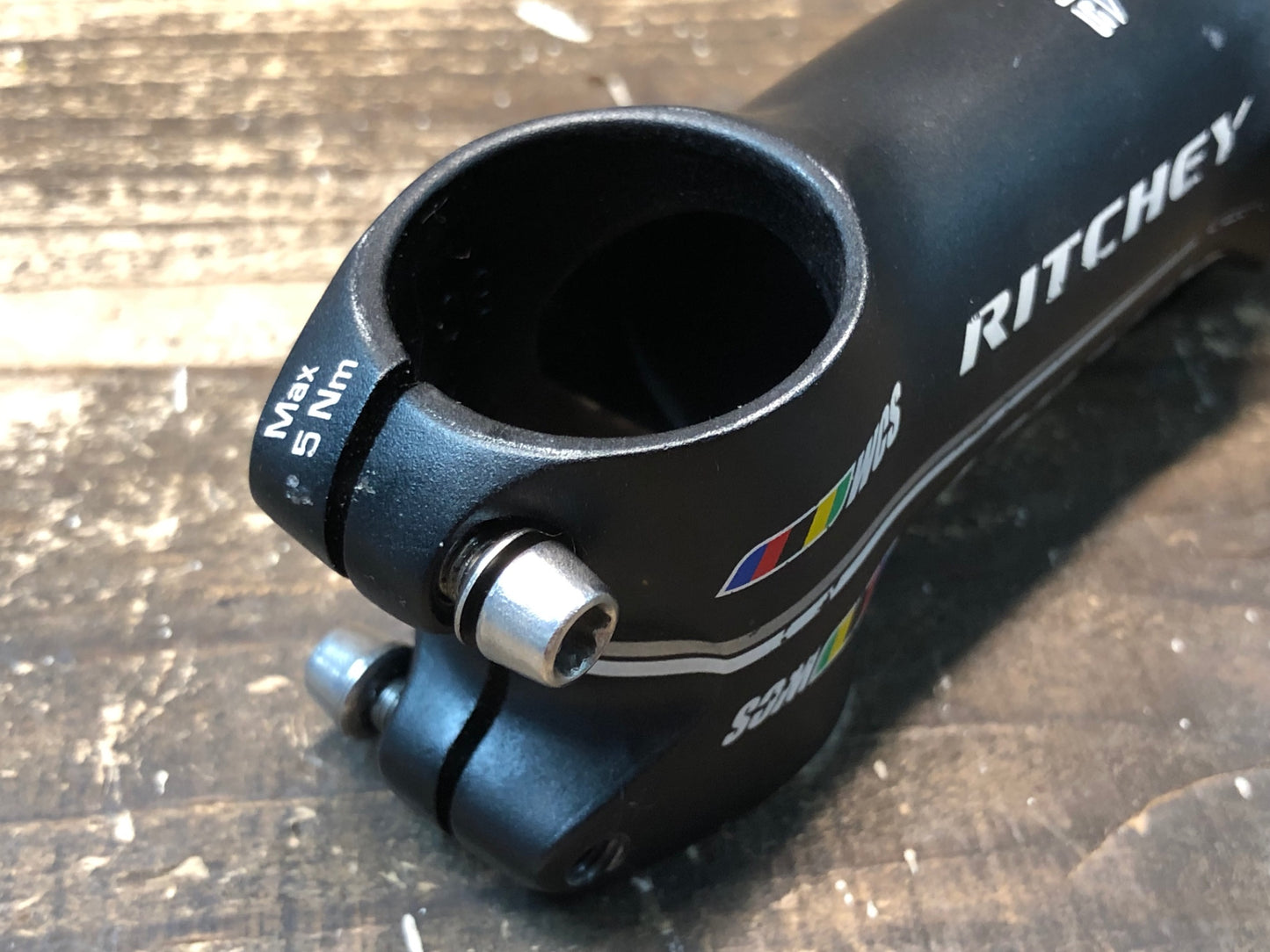 IU153 リッチー RITCHEY 4AXIS WCS アルミステム 黒 80mm Φ31.8 OS 6°