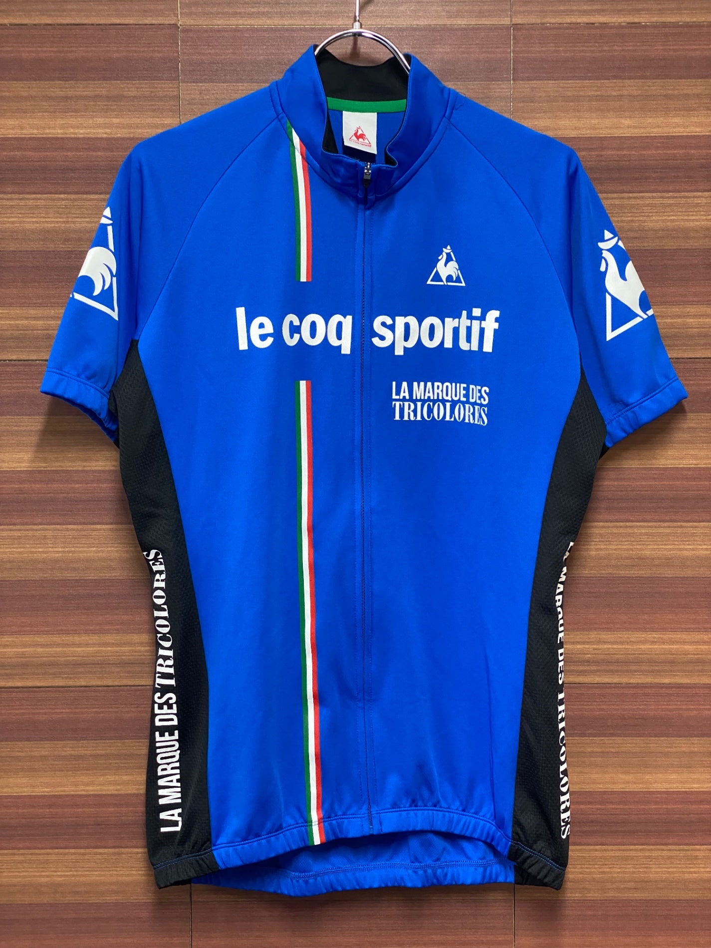 IH988 ルコックスポルティフ Lecoq sportif 半袖 サイクルジャージ O 青