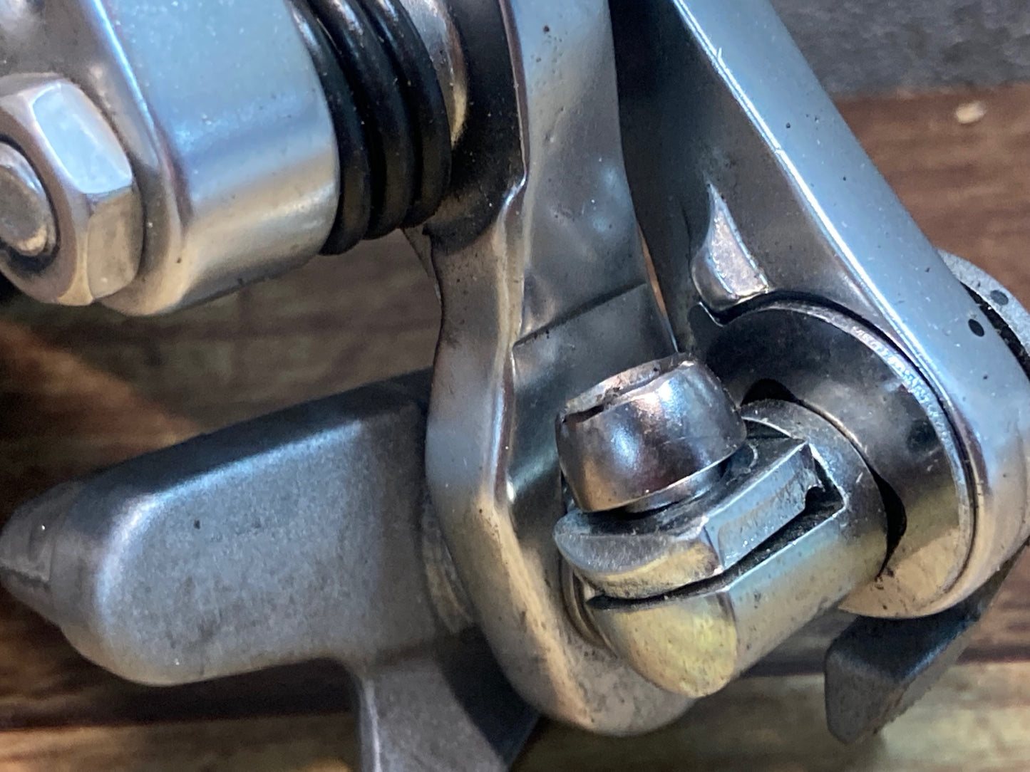 IO734 シマノ SHIMANO 105 BR-5800 キャリパーブレーキ 前後セット シルバー ※傷あり