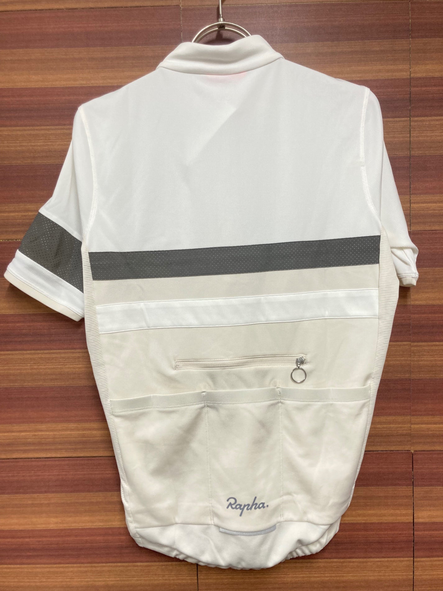 IC168 ラファ Rapha BREVET LIGHTWEIGHT JERSEY 半袖 サイクルジャージ 白 S