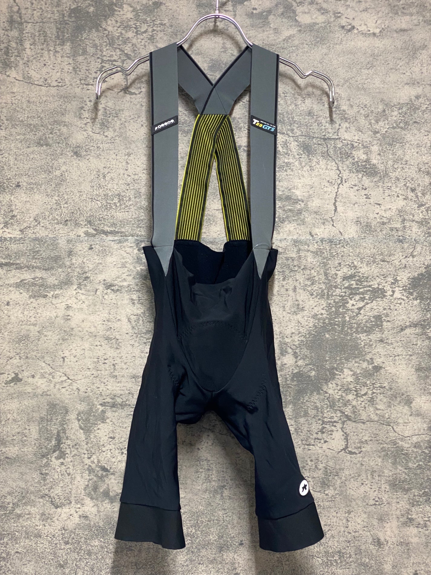 JB816 アソス assos MILLE GTS Spring Fall Bib Shorts C2 ビブショーツ 黒 M ※ほつれあり