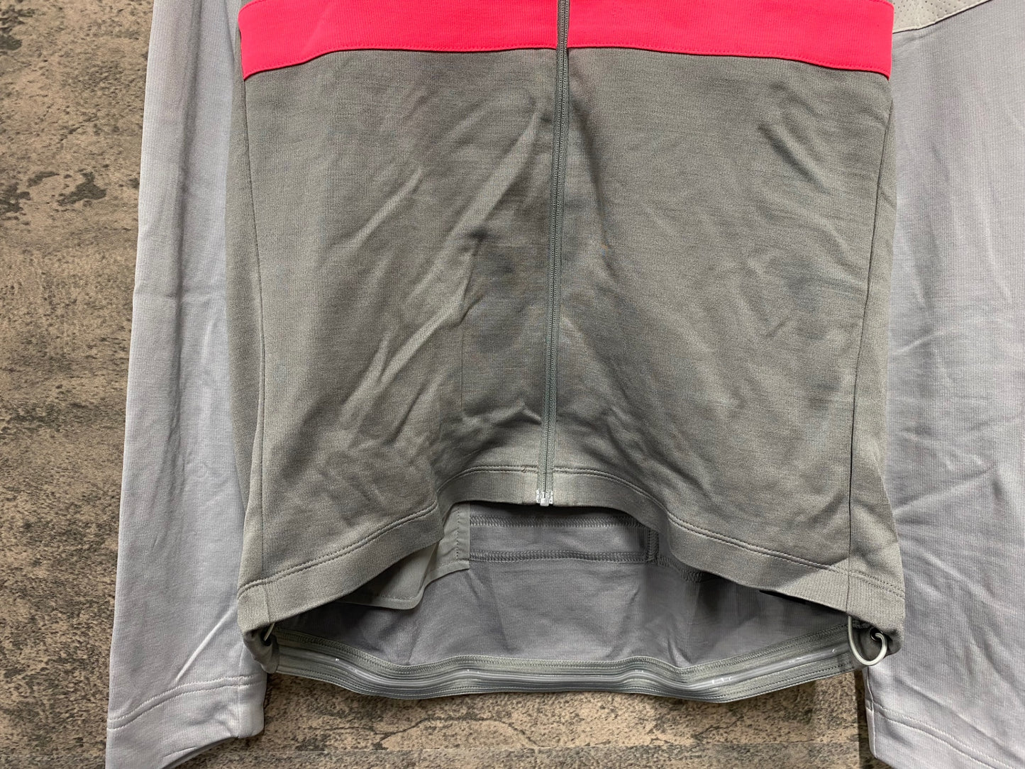 JB040 ラファ Rapha BREVET LONG SLEEVE JERSEY 長袖 サイクルジャージ グレー L