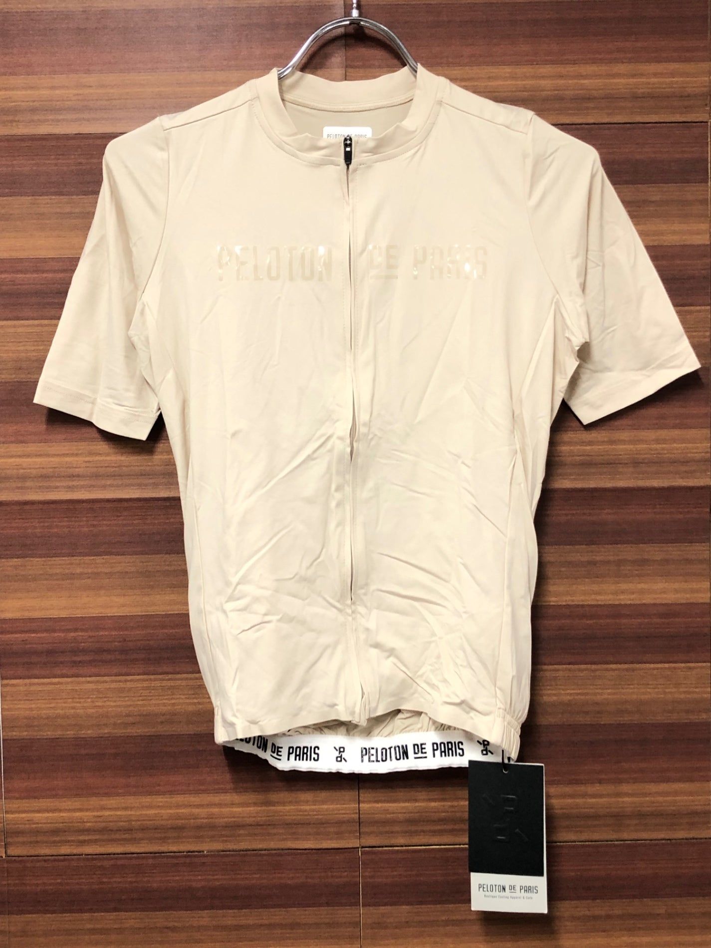 IO505 プロトンド パリ PELOTON DE PARIS VAINQUEUR SS 半袖 サイクルジャージ クリーム S 未使用品