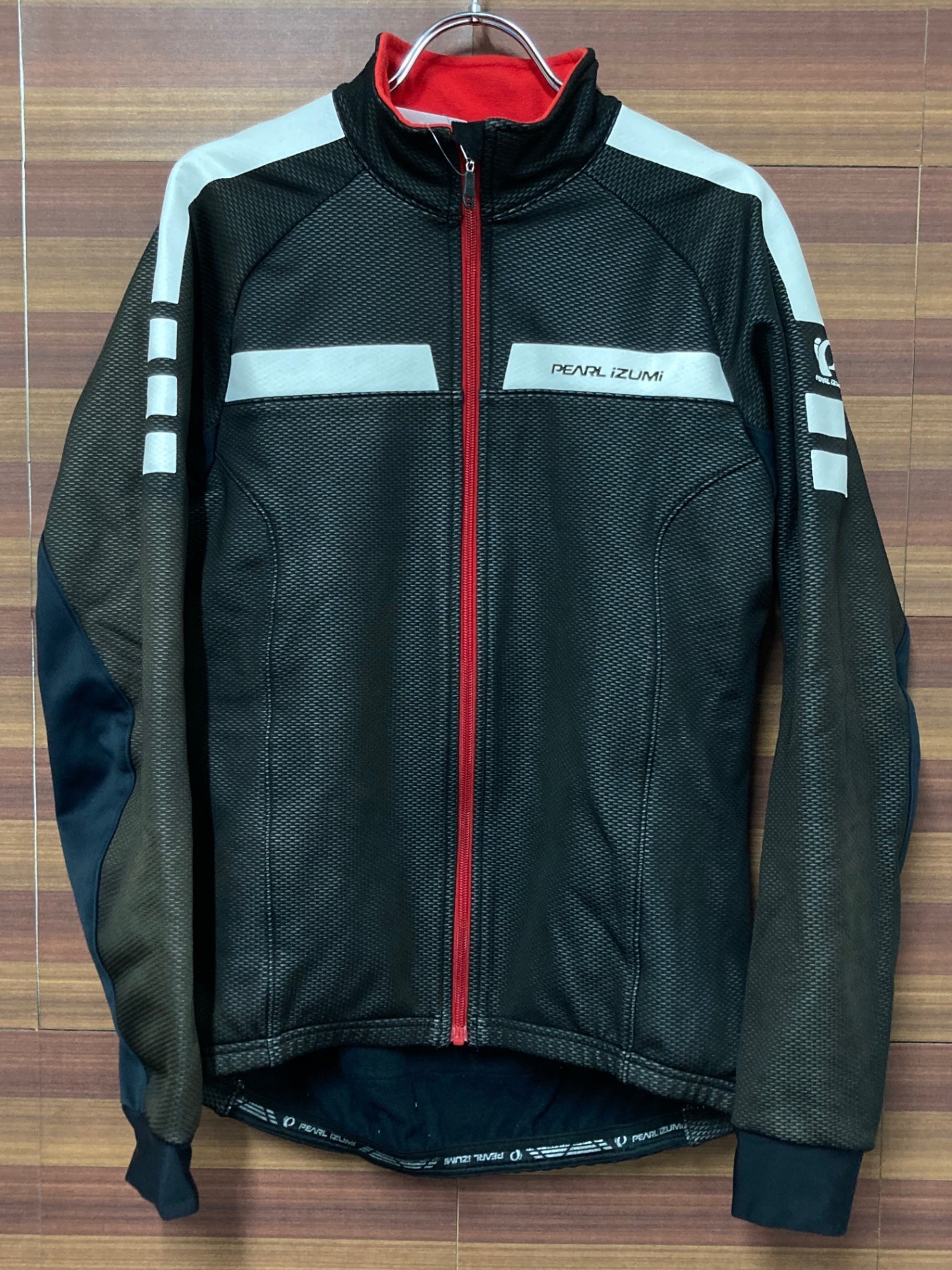 IO717 パールイズミ PEARL iZUMi 長袖 サイクルジャケット 黒 L 裏起毛
